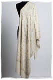 Porcelain d'Ivoire Paisley L'amour Soft Cashmere Scarf/Shawl