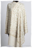 Porcelain d'Ivoire Paisley L'amour Soft Cashmere Scarf/Shawl