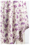 Pourpre Lilac de Rose Paisley L'amour Soft Cashmere Scarf/Shawl