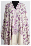 Pourpre Lilac de Rose Paisley L'amour Soft Cashmere Scarf/Shawl