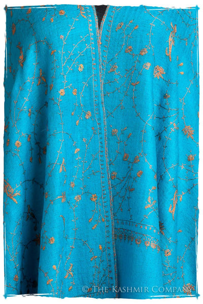 Oiseau Bleu Copper Paisley L'amour Soft Cashmere Scarf/Shawl