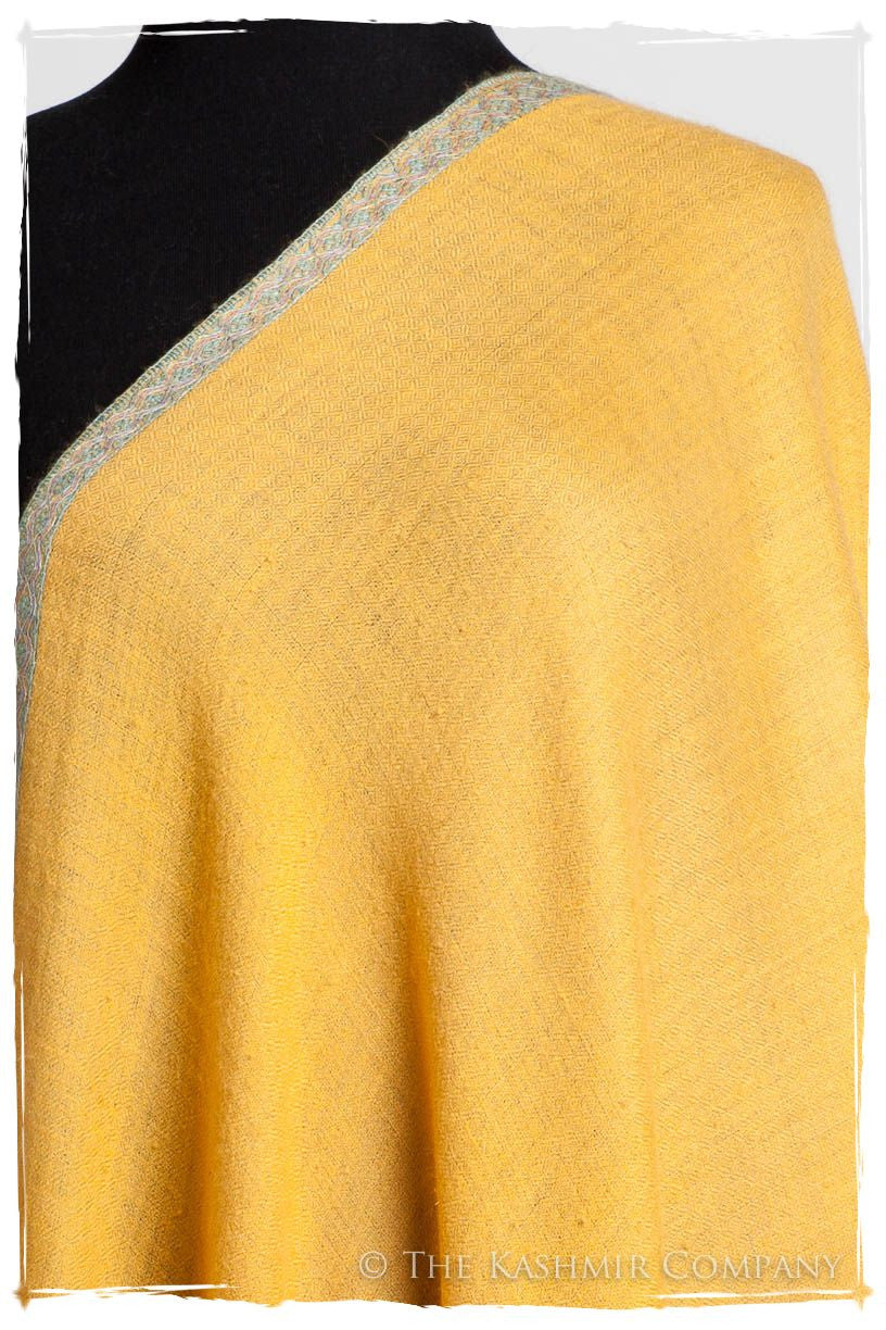Frontière Mimosa Bleu L'amour Soft Cashmere Scarf/Shawl