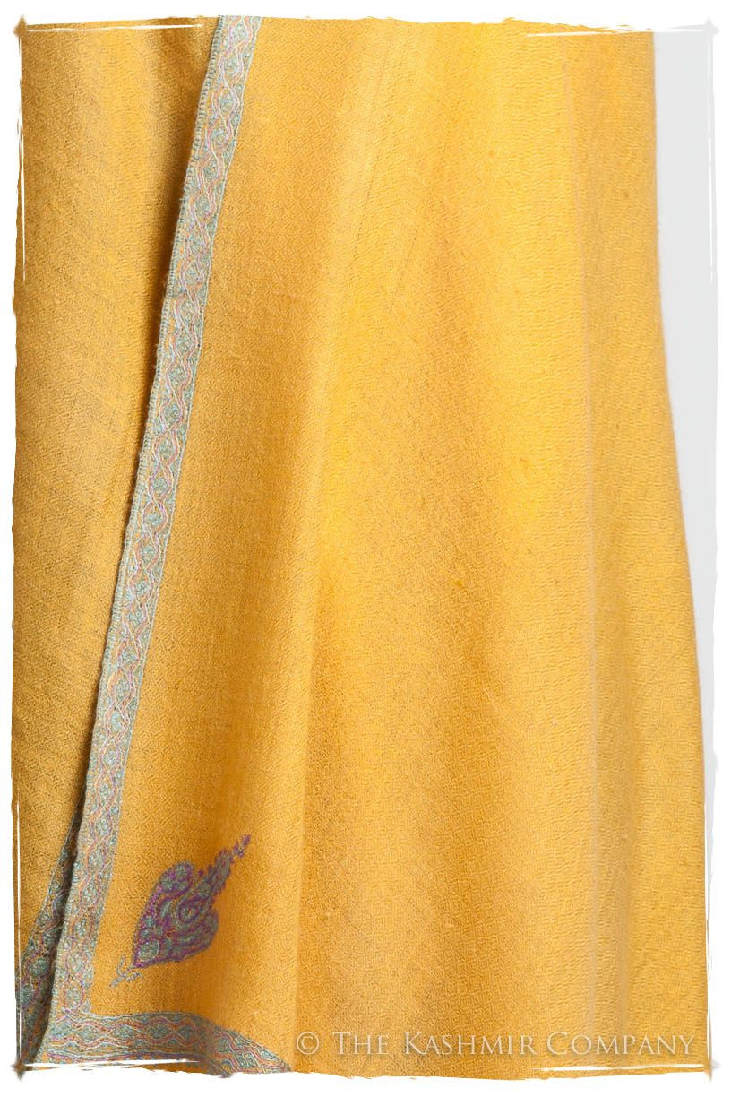 Frontière Mimosa Bleu L'amour Soft Cashmere Scarf/Shawl