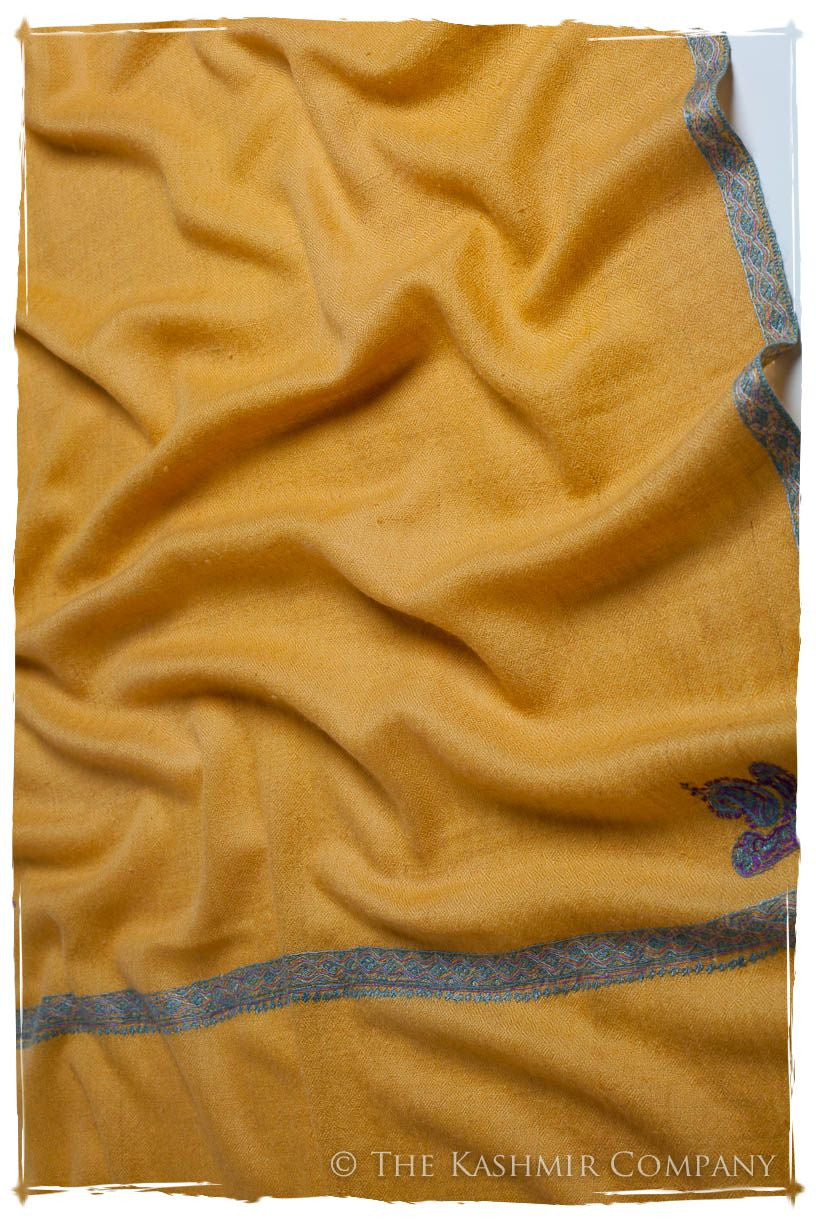 Frontière Mimosa Bleu L'amour Soft Cashmere Scarf/Shawl