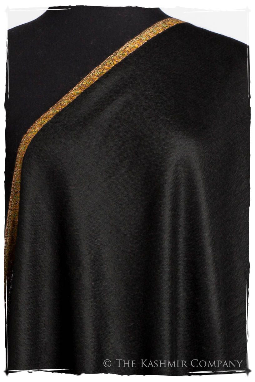 Frontière de Oro Noir L'amour Soft Cashmere Scarf/Shawl