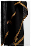 Frontière de Oro Noir L'amour Soft Cashmere Scarf/Shawl