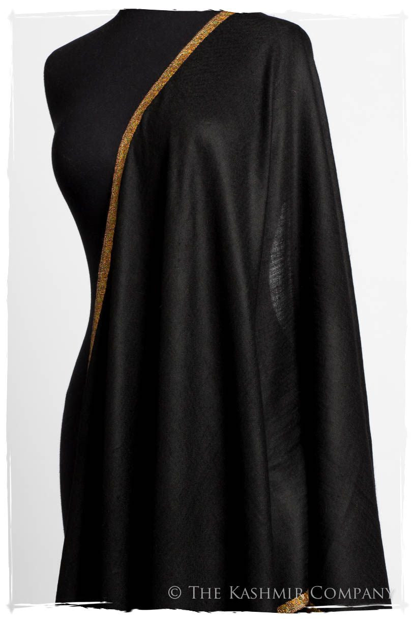 Frontière de Oro Noir L'amour Soft Cashmere Scarf/Shawl