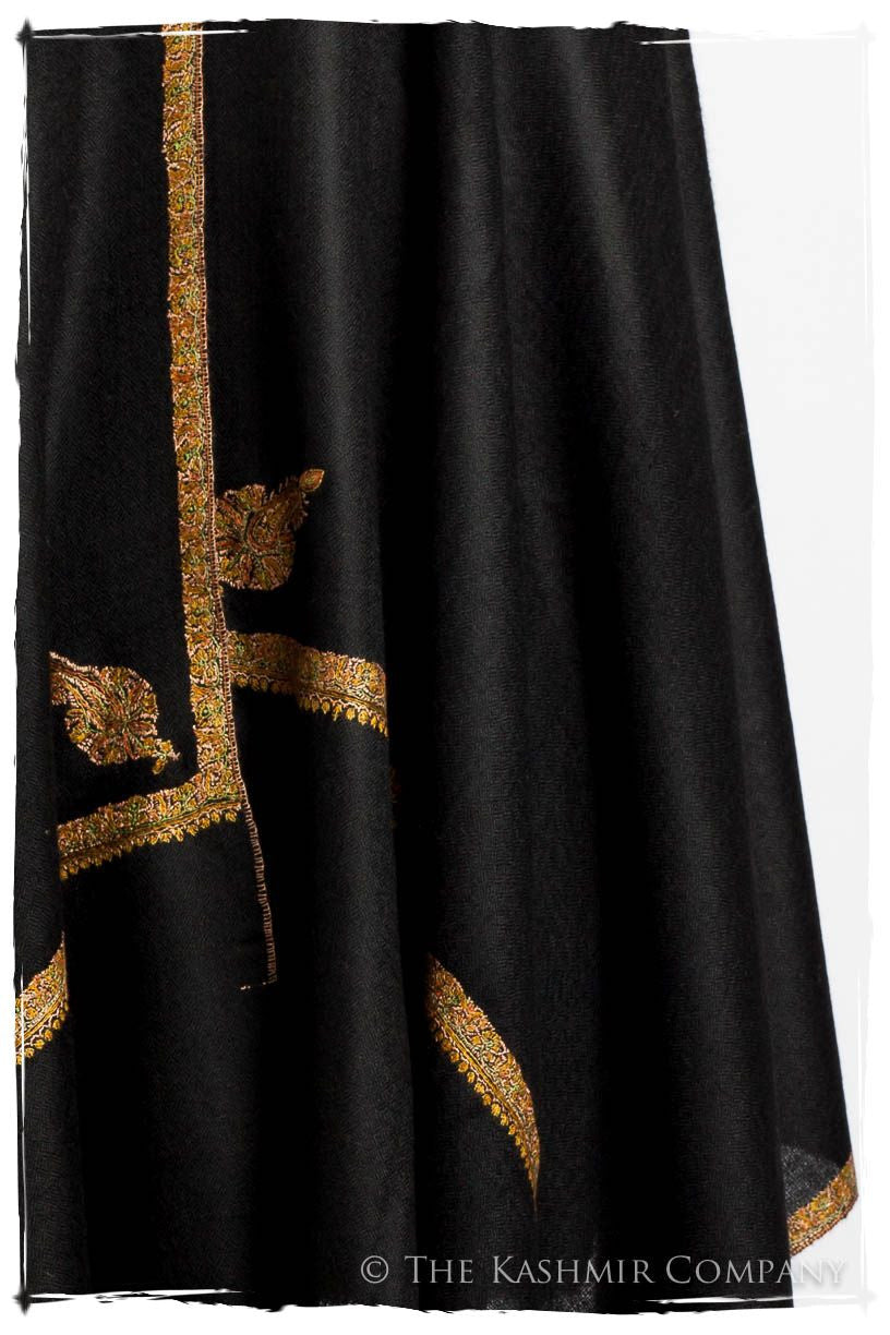 Frontière de Oro Noir L'amour Soft Cashmere Scarf/Shawl