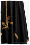 Frontière de Oro Noir L'amour Soft Cashmere Scarf/Shawl