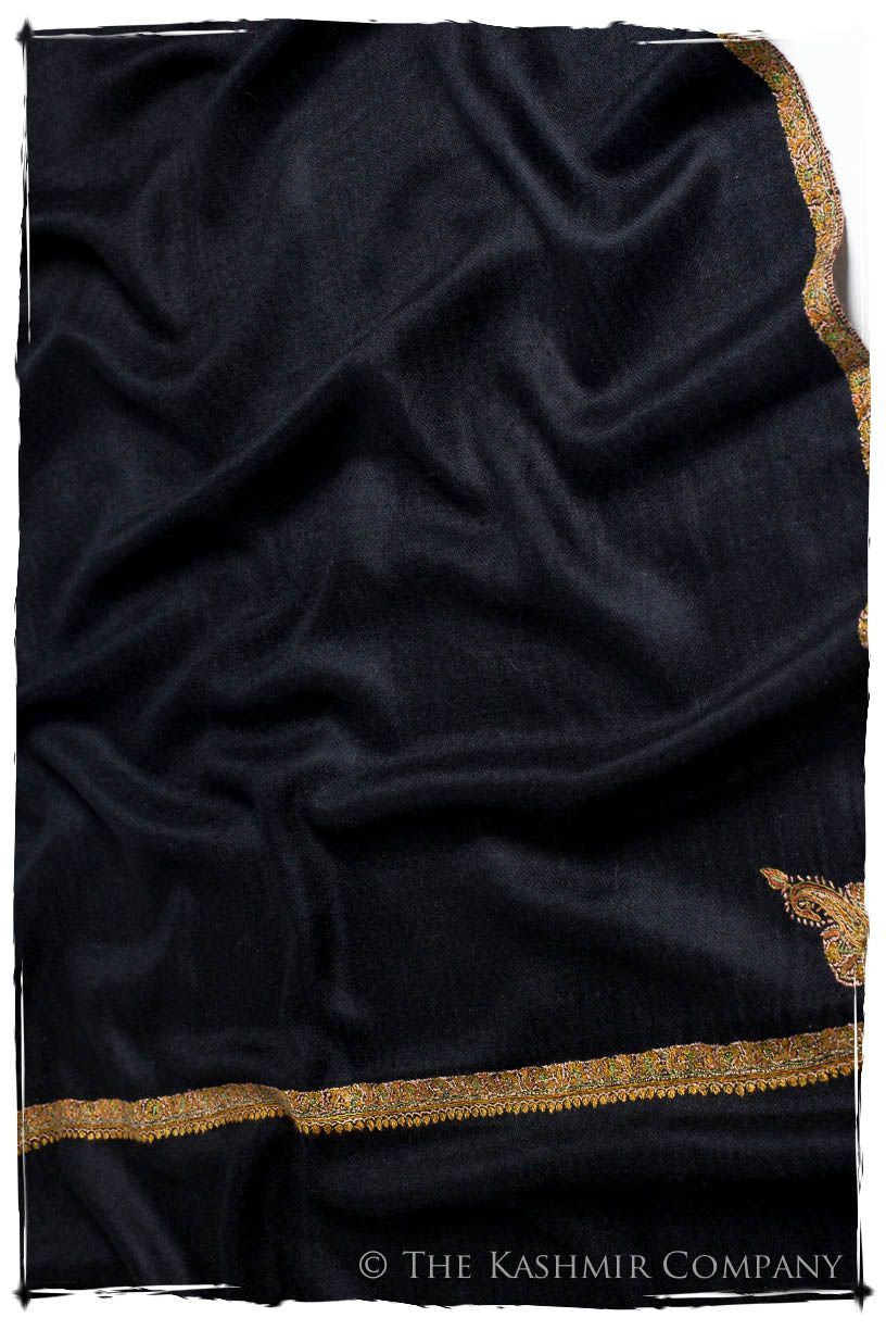 Frontière de Oro Noir L'amour Soft Cashmere Scarf/Shawl