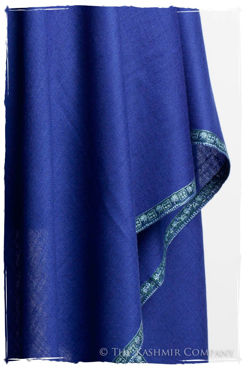 Frontière Victoria Bleu L'amour Soft Cashmere Scarf/Shawl