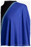Frontière Victoria Bleu L'amour Soft Cashmere Scarf/Shawl