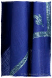 Frontière Victoria Bleu L'amour Soft Cashmere Scarf/Shawl