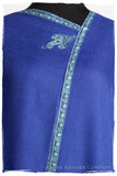 Frontière Victoria Bleu L'amour Soft Cashmere Scarf/Shawl