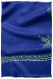 Frontière Victoria Bleu L'amour Soft Cashmere Scarf/Shawl