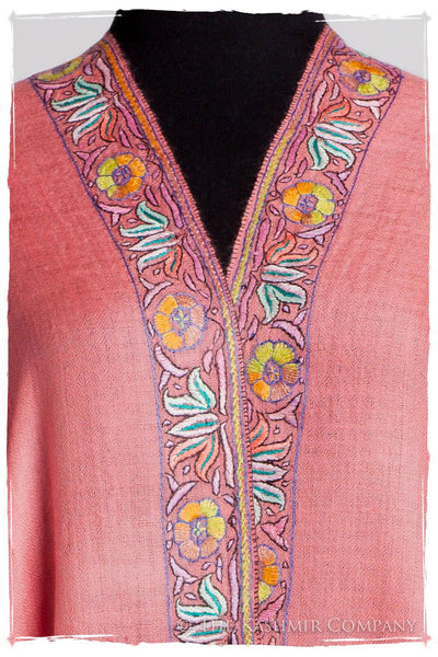 Frontière Flamingo Jardin L'amour Soft Cashmere Scarf/Shawl