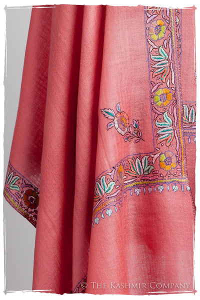 Frontière Flamingo Jardin L'amour Soft Cashmere Scarf/Shawl