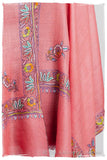 Frontière Flamingo Jardin L'amour Soft Cashmere Scarf/Shawl