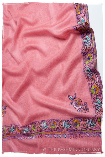 Frontière Flamingo Jardin L'amour Soft Cashmere Scarf/Shawl