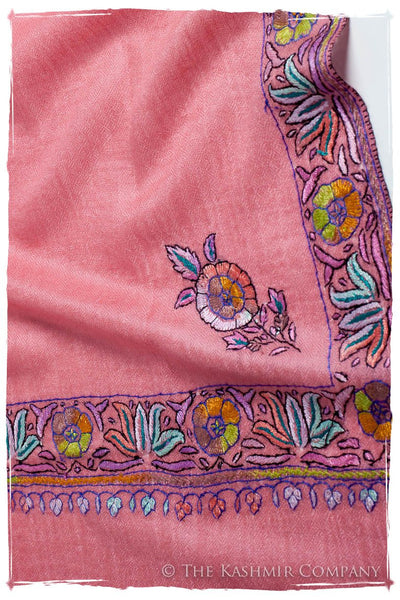 Frontière Flamingo Jardin L'amour Soft Cashmere Scarf/Shawl