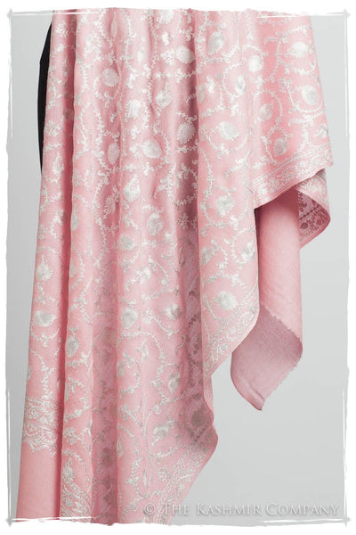 The Sophistiqué Argent Rose Jardin Shawl