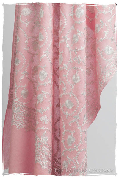 The Sophistiqué Argent Rose Jardin Shawl