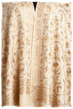 The Sophistiqué Gold Crème Jardin Shawl