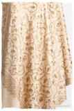 The Sophistiqué Gold Crème Jardin Shawl