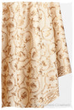 The Sophistiqué Gold Crème Jardin Shawl