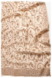 The Sophistiqué Gold Crème Jardin Shawl