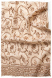The Sophistiqué Gold Crème Jardin Shawl