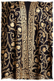 The Sophistiqué Gold Ebony Jardin Shawl