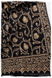 The Sophistiqué Gold Ebony Jardin Shawl