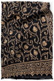 The Sophistiqué Gold Ebony Jardin Shawl