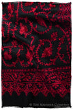 The Sophistiqué Rouge Ebony Jardin Shawl
