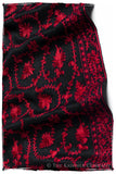 The Sophistiqué Rouge Ebony Jardin Shawl