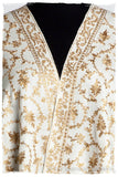 The Sophistiqué Gold Ivoire Jardin Shawl