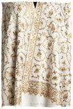 The Sophistiqué Gold Ivoire Jardin Shawl
