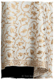 The Sophistiqué Gold Ivoire Jardin Shawl