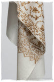 The Sophistiqué Gold Ivoire Jardin Shawl