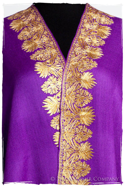 The Sophistiqué Oro Lilac Duex Amour Frontière Shawl