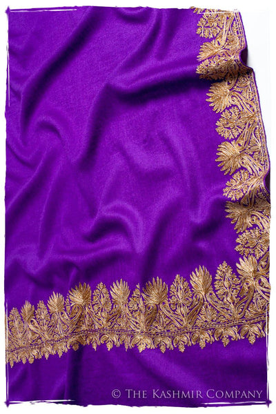 The Sophistiqué Oro Lilac Duex Amour Frontière Shawl