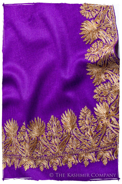 The Sophistiqué Oro Lilac Duex Amour Frontière Shawl