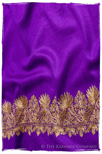 The Sophistiqué Oro Lilac Duex Amour Frontière Shawl