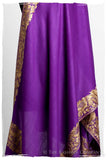 The Sophistiqué Oro Lilac Jardin Frontière Shawl