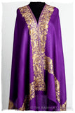The Sophistiqué Oro Lilac Jardin Frontière Shawl