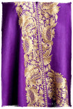The Sophistiqué Oro Lilac Jardin Frontière Shawl