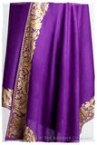 The Sophistiqué Oro Lilac Jardin Frontière Shawl