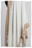 The Sophistiqué Ivoire Oro Lotus Frontière Shawl