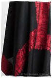The Sophistiqué Rouge Lotus Frontière Shawl